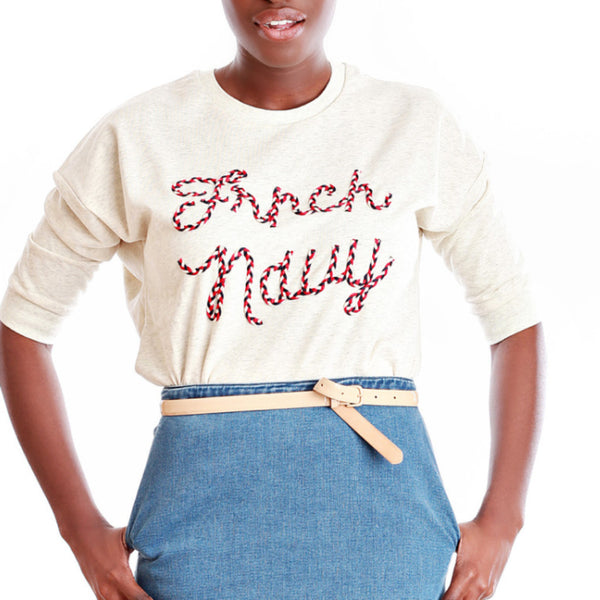 FRNCH Navy Sweatshirt