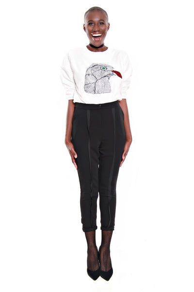 FRNCH Ruffle Front Pant