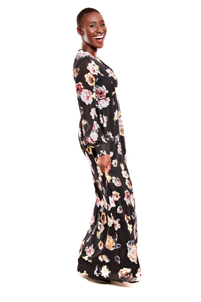 Oh My Love She Loves Floral Maxi Dress